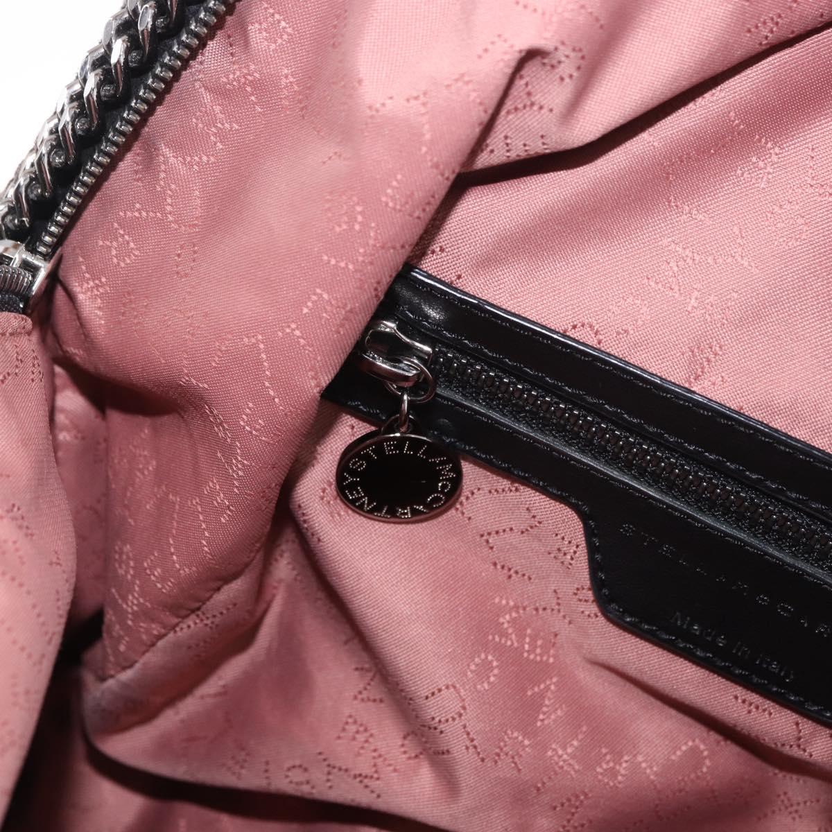 Stella MacCartney Falabella Backpack polyester Black Silver Auth 188925A