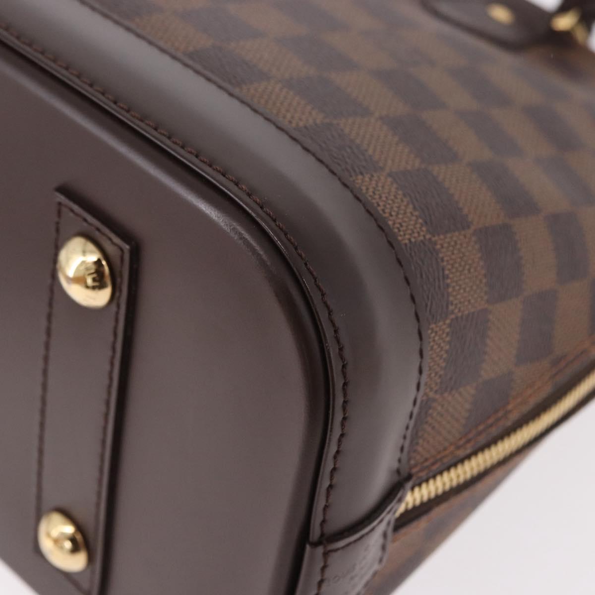 LOUIS VUITTON Damier Ebene Alma PM Hand Bag N53151 LV Auth 188930SAM