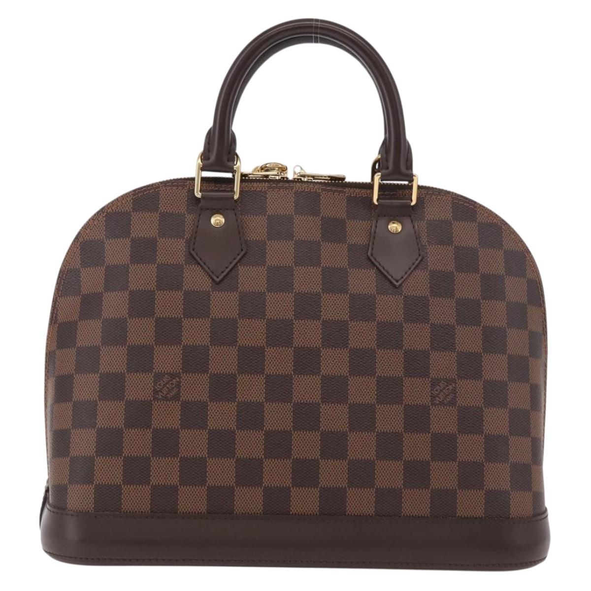 LOUIS VUITTON Damier Ebene Alma PM Hand Bag N53151 LV Auth 188930SAM