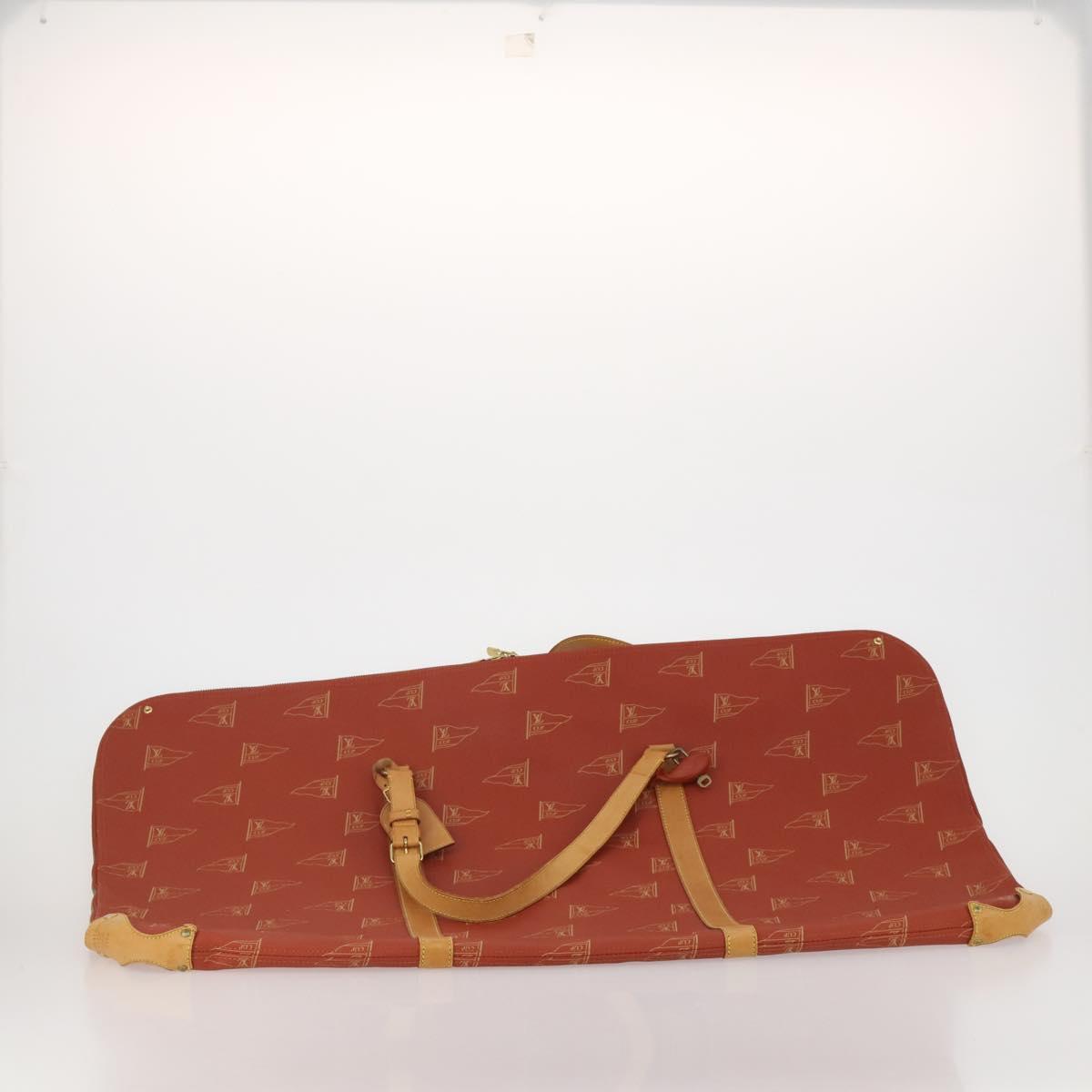 LOUIS VUITTON LV Cup Garment Cover Red LV Auth 188934