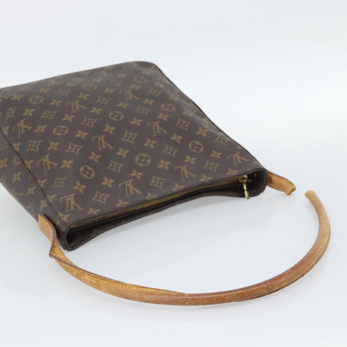 LOUIS VUITTON Monogram Looping GM Shoulder Bag M51145 LV Auth 188936
