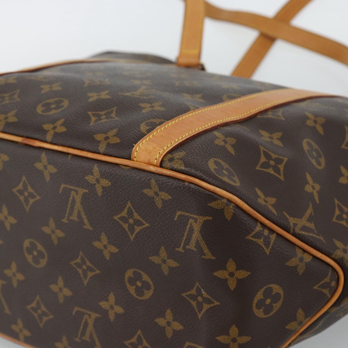 LOUIS VUITTON Monogram Sac Shopping Tote Bag M51108 LV Auth 188937A