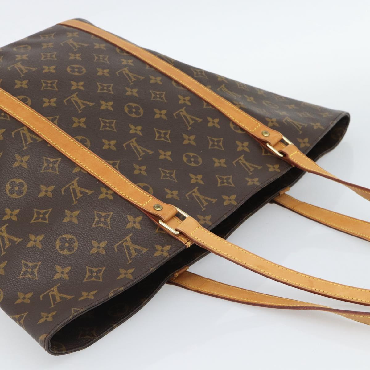 LOUIS VUITTON Monogram Sac Shopping Tote Bag M51108 LV Auth 188937A