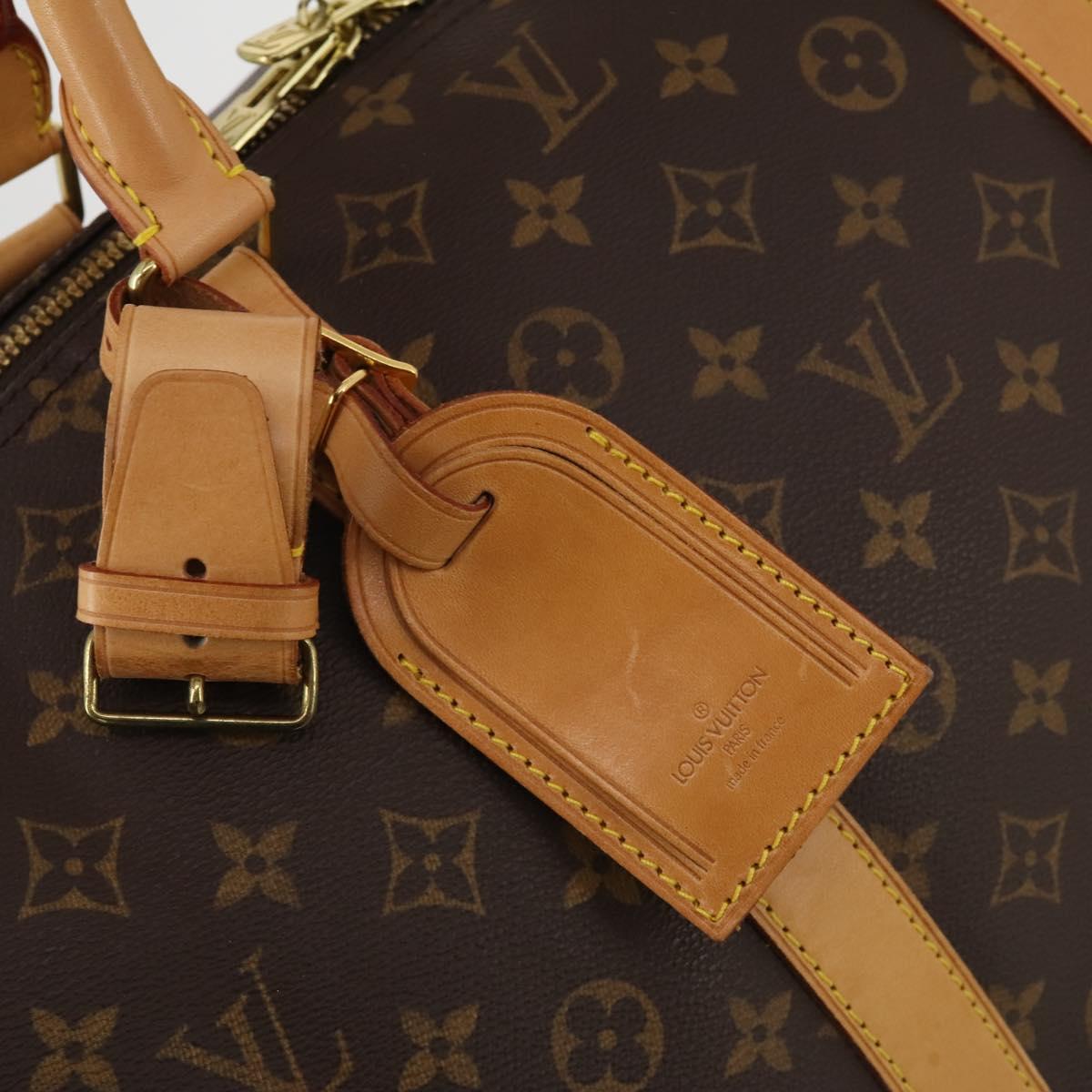 LOUIS VUITTON Monogram Keepall 60 Boston Bag M41422 LV Auth 188943V
