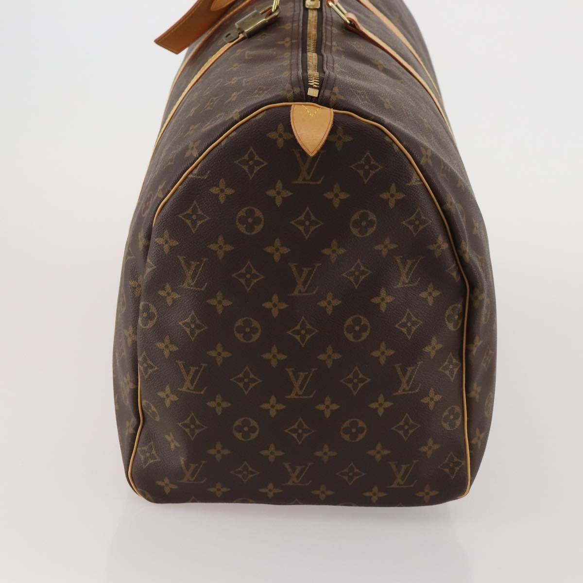 LOUIS VUITTON Monogram Keepall 60 Boston Bag M41422 LV Auth 188943V