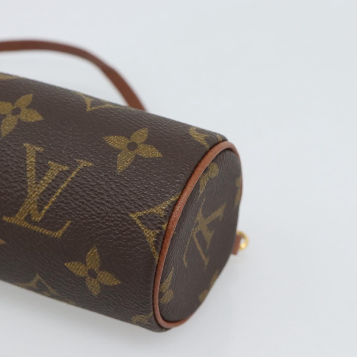 LOUIS VUITTON Monogram Papillon Pouch LV Auth 188951
