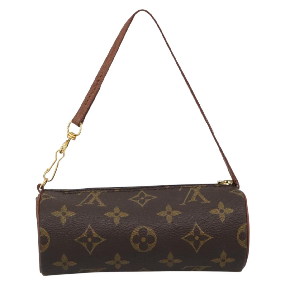 LOUIS VUITTON Monogram Papillon Pouch LV Auth 188951