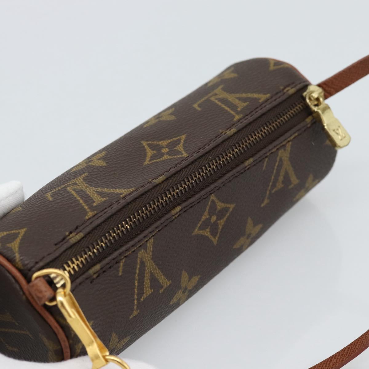 LOUIS VUITTON Monogram Papillon Pouch LV Auth 188951