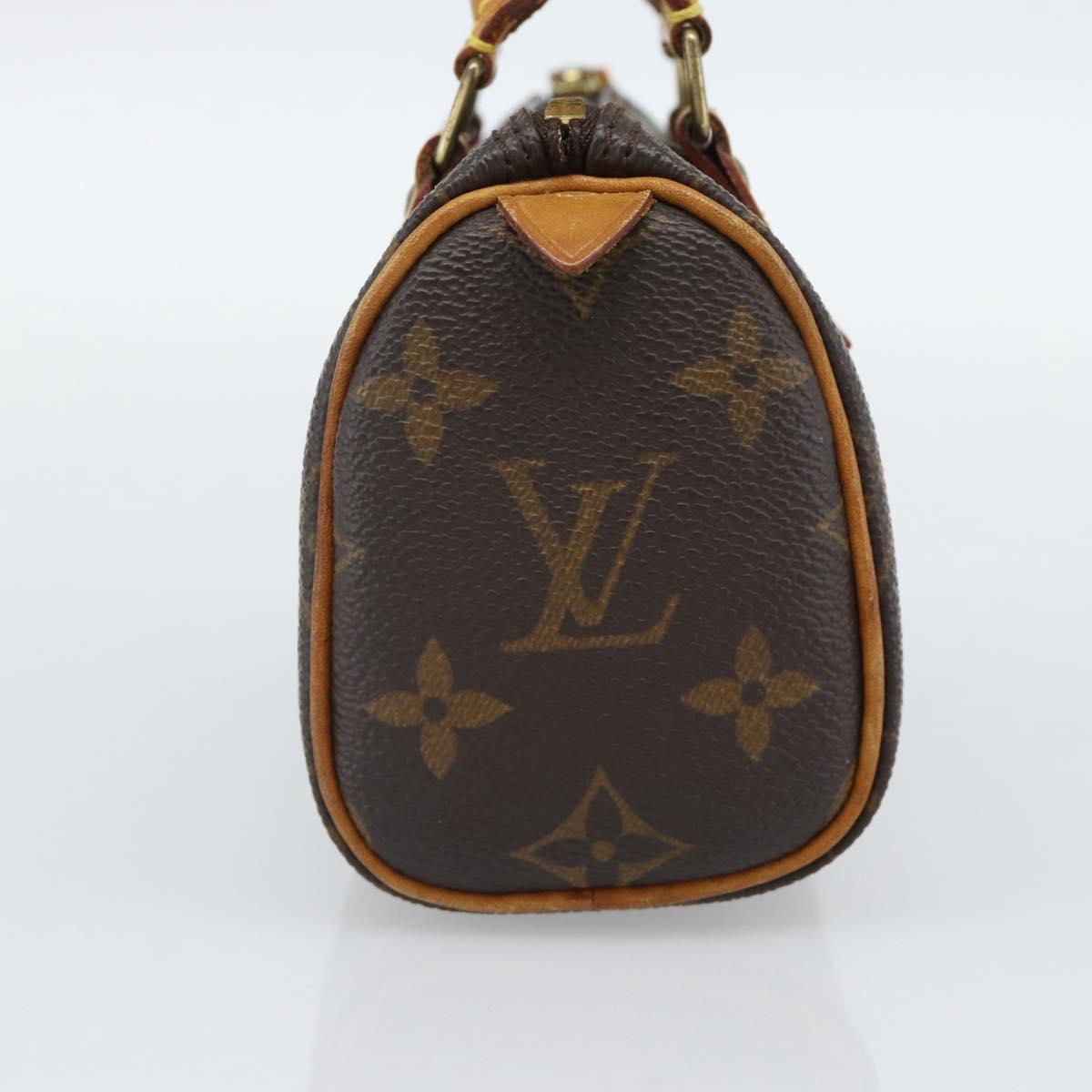 LOUIS VUITTON Monogram Mini Speedy Hand Bag M41534 LV Auth 188952