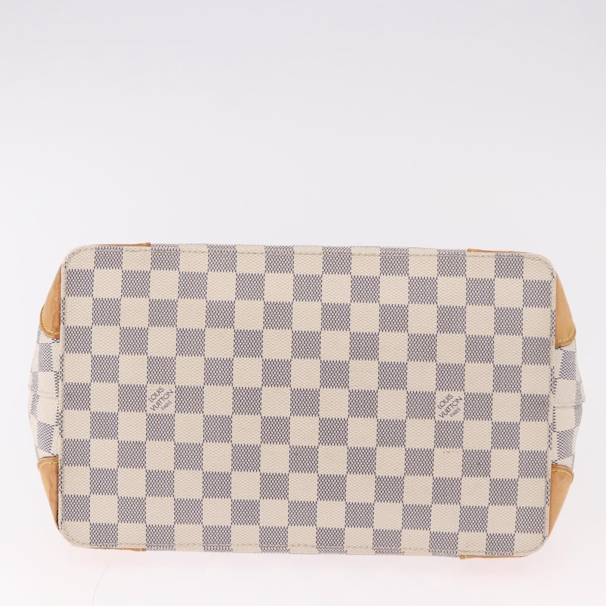 LOUIS VUITTON Damier Azur Hampstead PM Tote Bag N51207 LV Auth 188965
