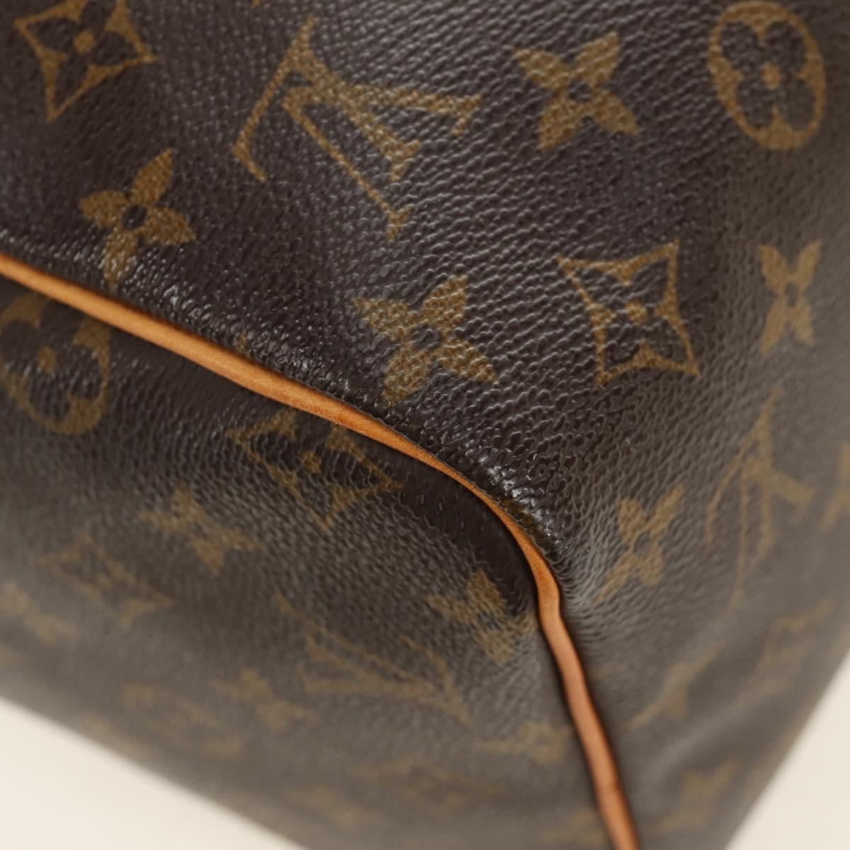 LOUIS VUITTON Monogram Speedy 30 Hand Bag M41526 LV Auth 188966V