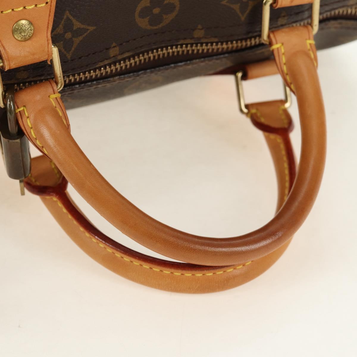 LOUIS VUITTON Monogram Speedy 30 Hand Bag M41526 LV Auth 188966V