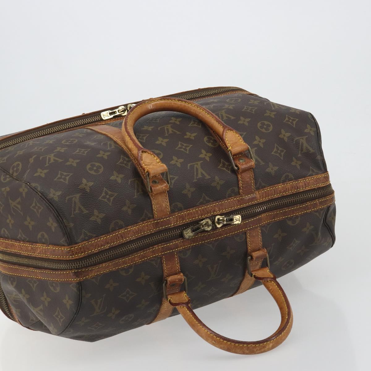 LOUIS VUITTON Monogram Sac Sports Boston Bag M41444 LV Auth 188975
