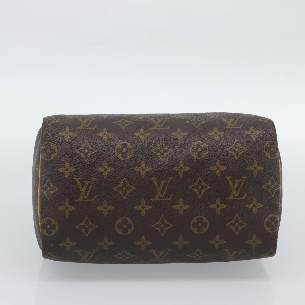 LOUIS VUITTON Monogram Speedy 25 Hand Bag M41528 LV Auth 188980