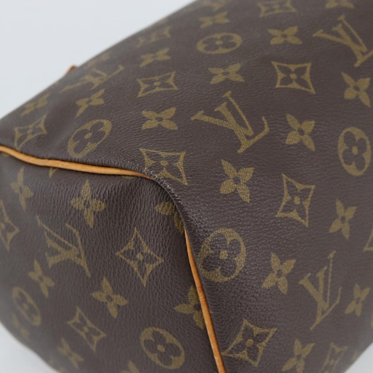 LOUIS VUITTON Monogram Speedy 25 Hand Bag M41528 LV Auth 188980