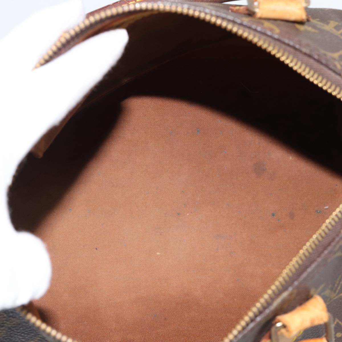 LOUIS VUITTON Monogram Speedy 25 Hand Bag M41528 LV Auth 188980