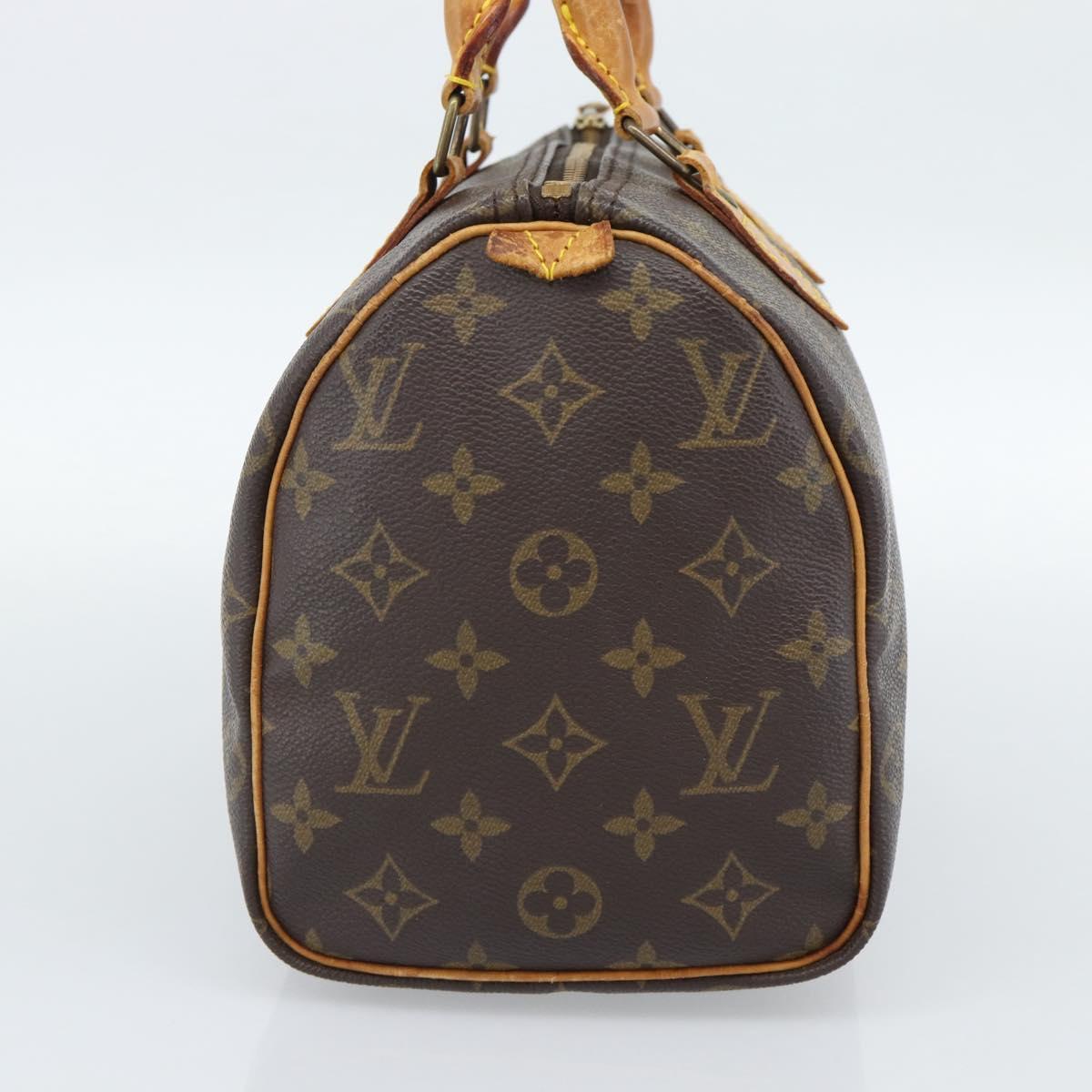 LOUIS VUITTON Monogram Speedy 25 Hand Bag M41528 LV Auth 188980