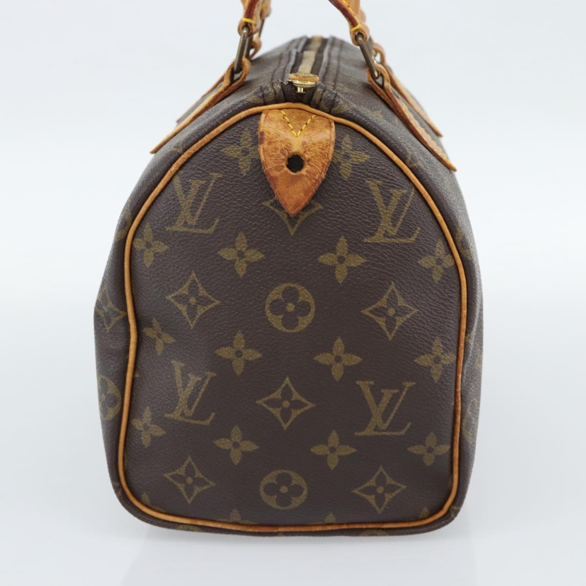 LOUIS VUITTON Monogram Speedy 25 Hand Bag M41528 LV Auth 188980