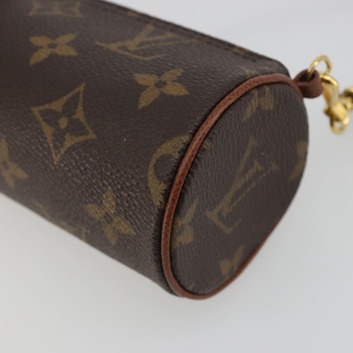 LOUIS VUITTON Monogram Papillon Pouch LV Auth 188981
