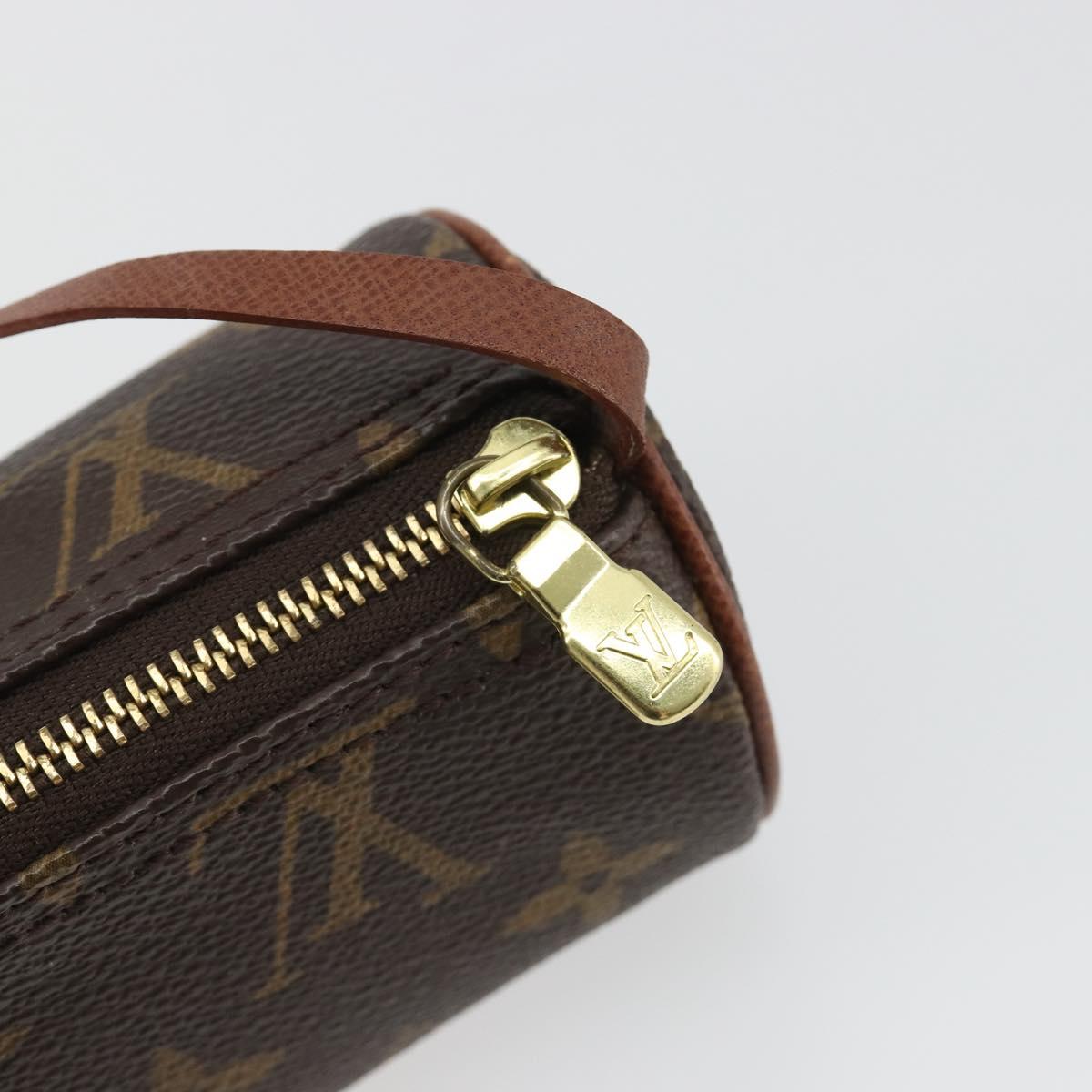 LOUIS VUITTON Monogram Papillon Pouch LV Auth 188981