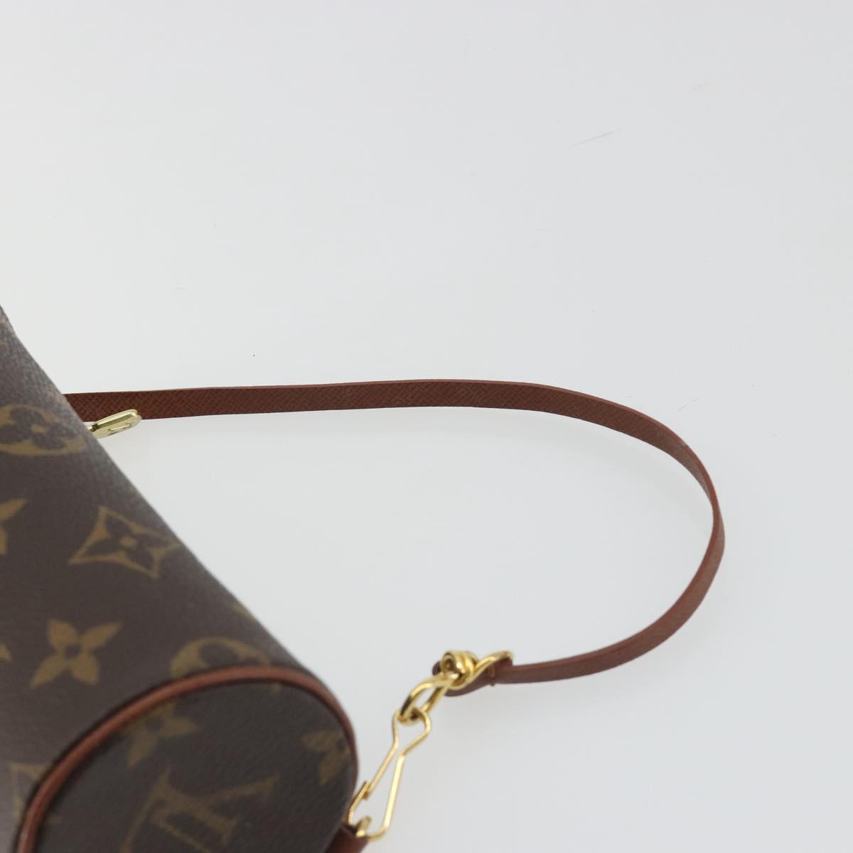 LOUIS VUITTON Monogram Papillon Pouch LV Auth 188981