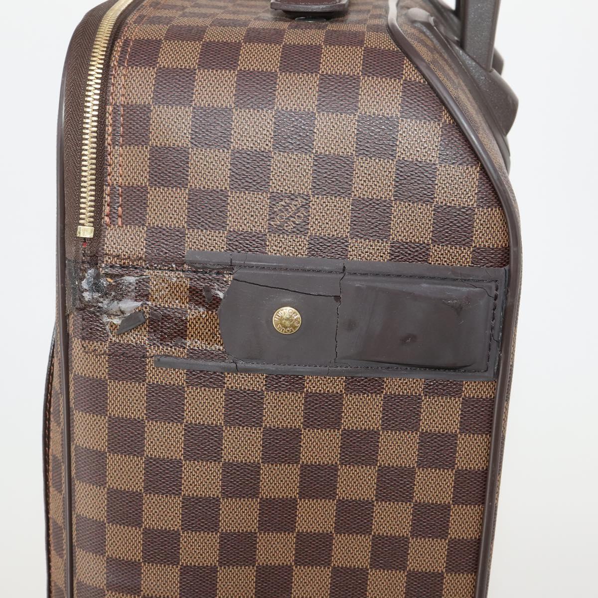 LOUIS VUITTON Damier Ebene Pegas 55 Suitcase N23294 LV Auth 188989