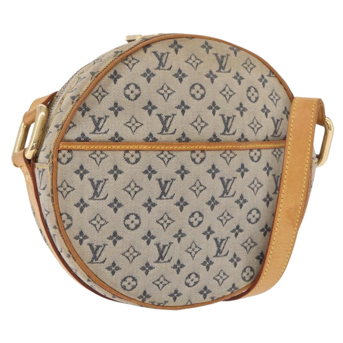 LOUIS VUITTON Monogram Mini Jeanne GM Shoulder Bag Blue M92000 LV Auth 188992