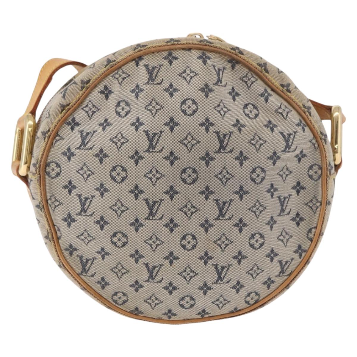 LOUIS VUITTON Monogram Mini Jeanne GM Shoulder Bag Blue M92000 LV Auth 188992