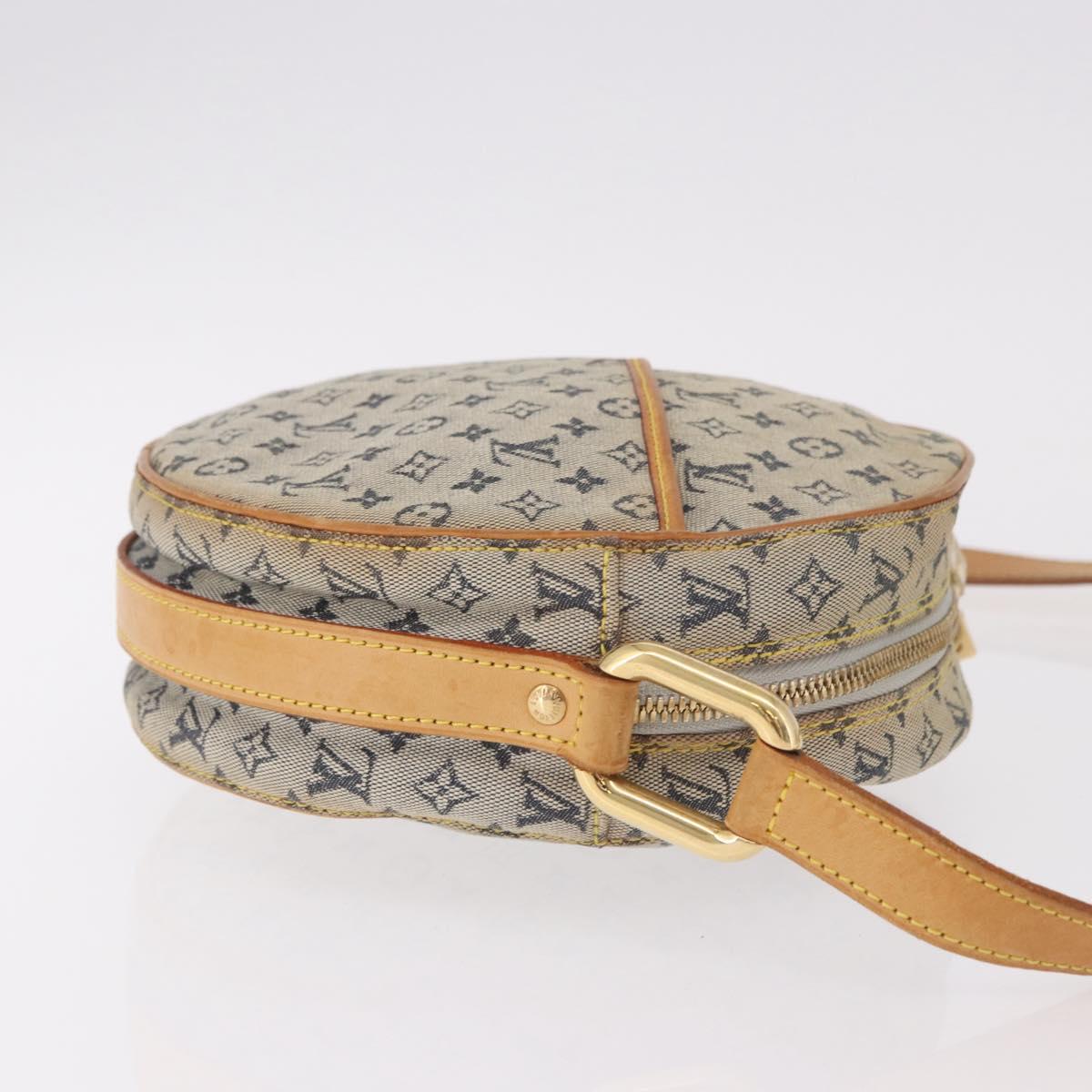 LOUIS VUITTON Monogram Mini Jeanne GM Shoulder Bag Blue M92000 LV Auth 188992