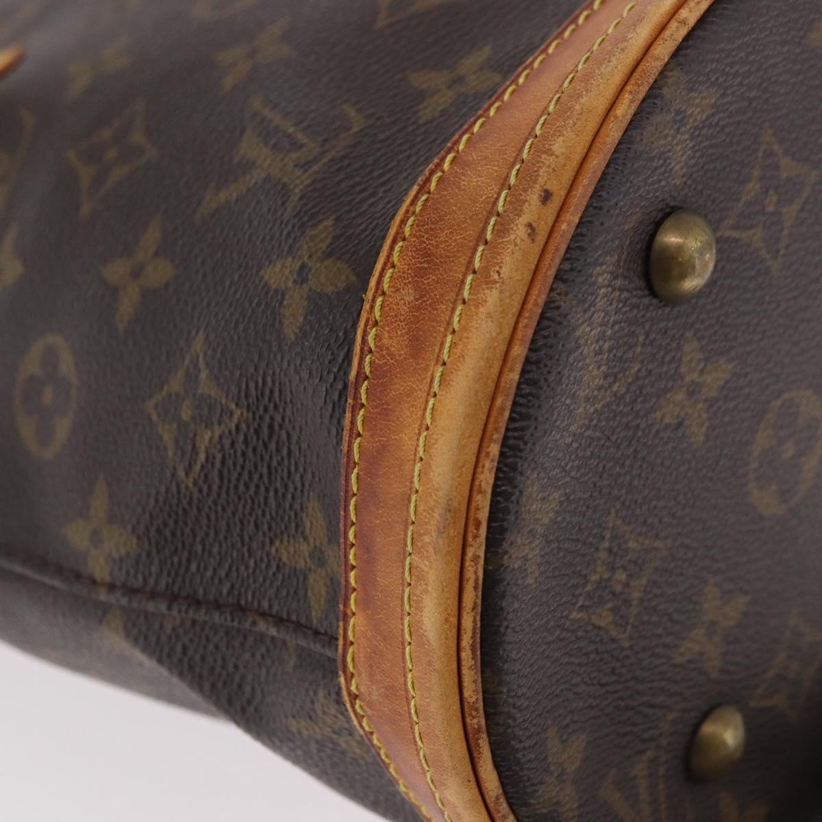 LOUIS VUITTON Monogram Bucket PM Shoulder Bag M42238 LV Auth 188993