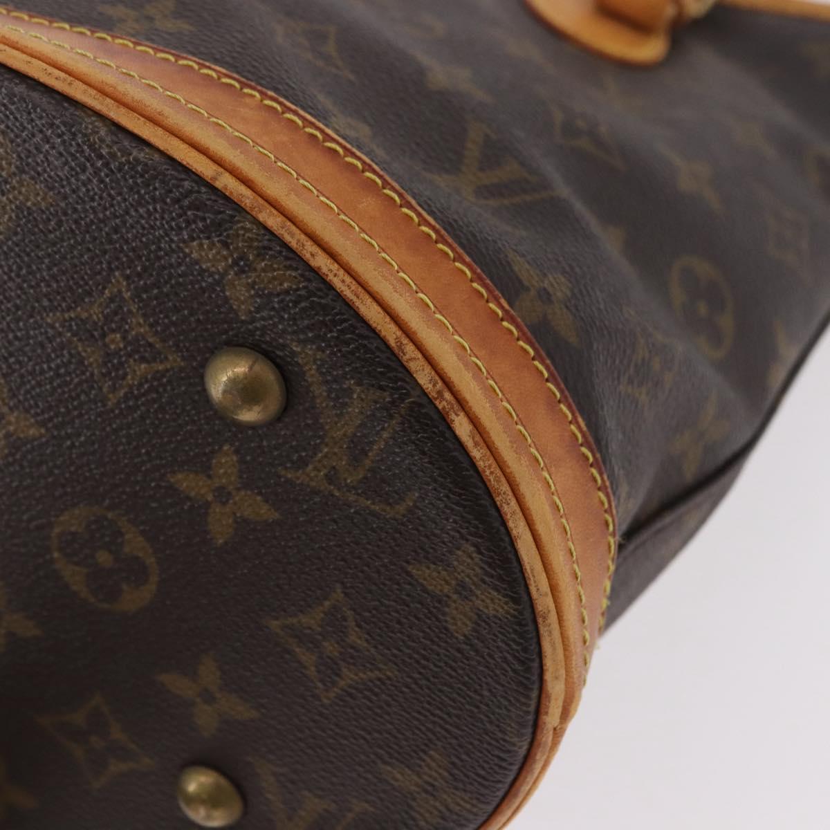 LOUIS VUITTON Monogram Bucket PM Shoulder Bag M42238 LV Auth 188993