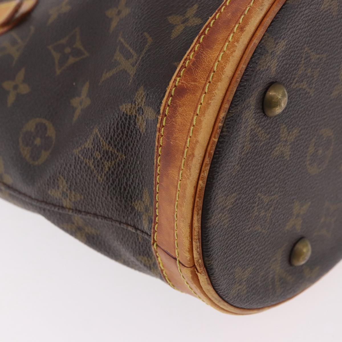 LOUIS VUITTON Monogram Bucket PM Shoulder Bag M42238 LV Auth 188993