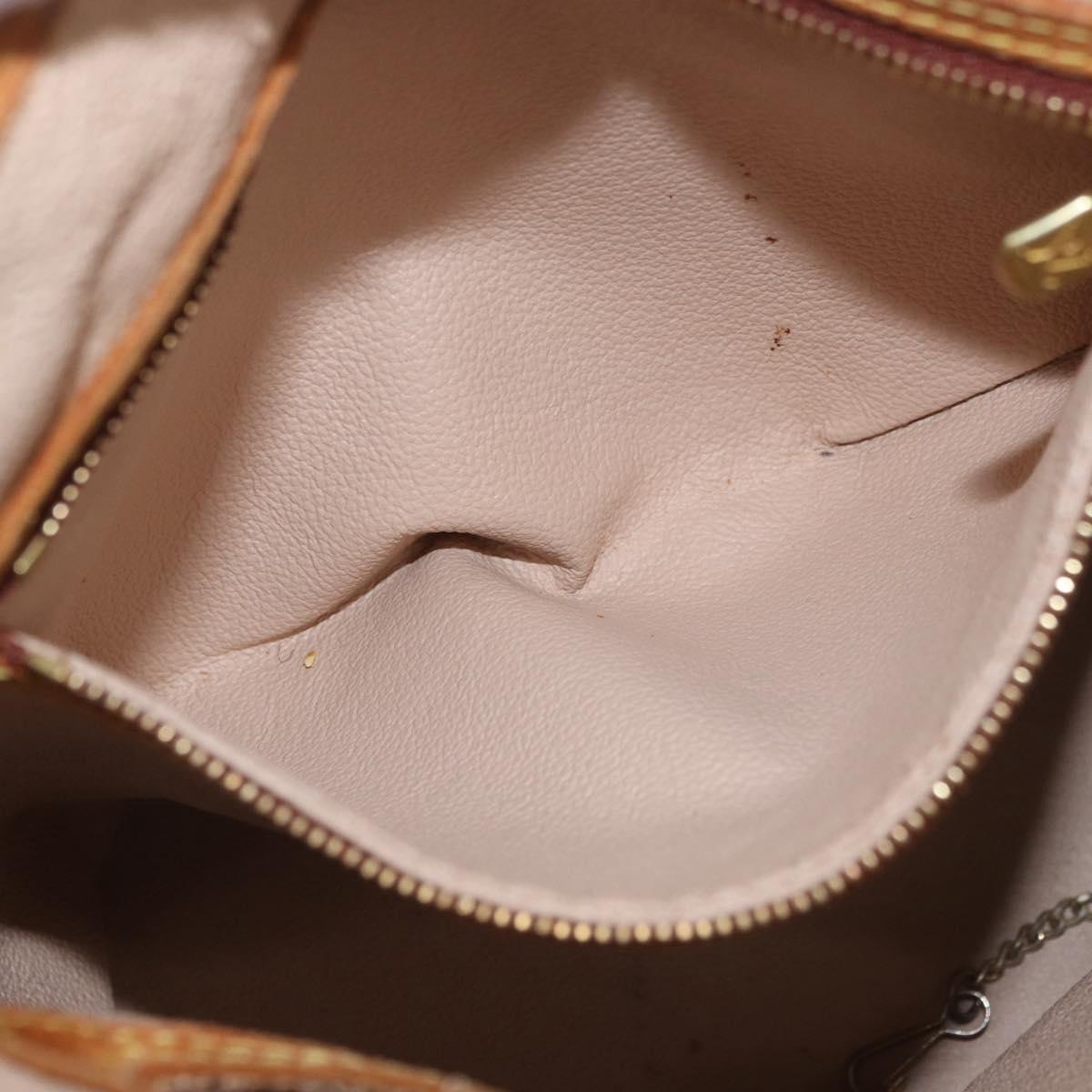 LOUIS VUITTON Monogram Bucket PM Shoulder Bag M42238 LV Auth 188993