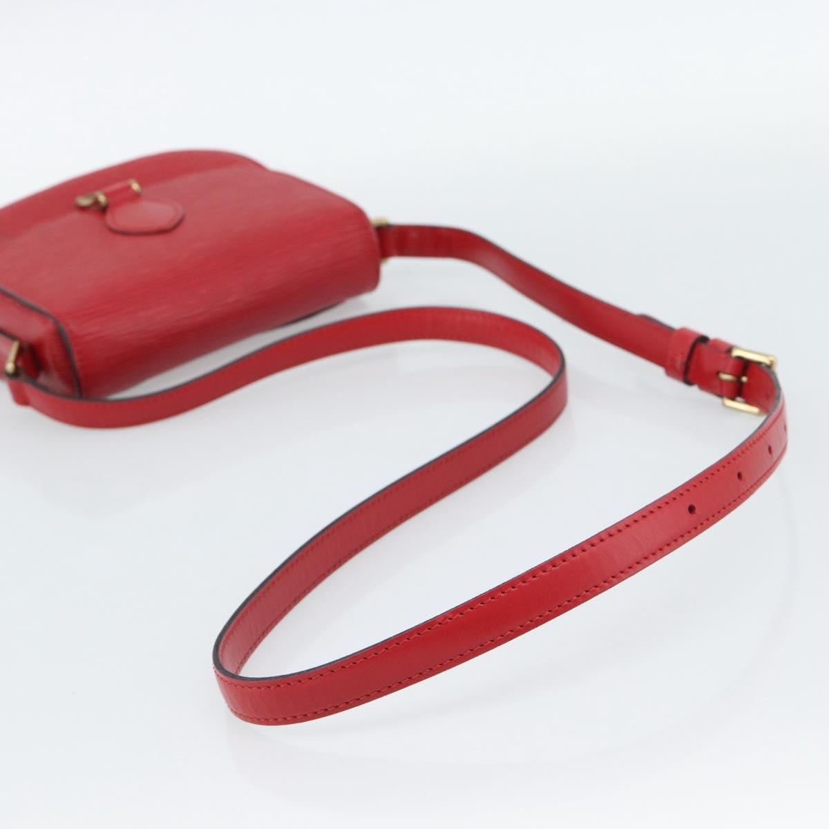 LOUIS VUITTON Epi Saint Cloud PM Shoulder Bag Red M52217 LV Auth 188998A