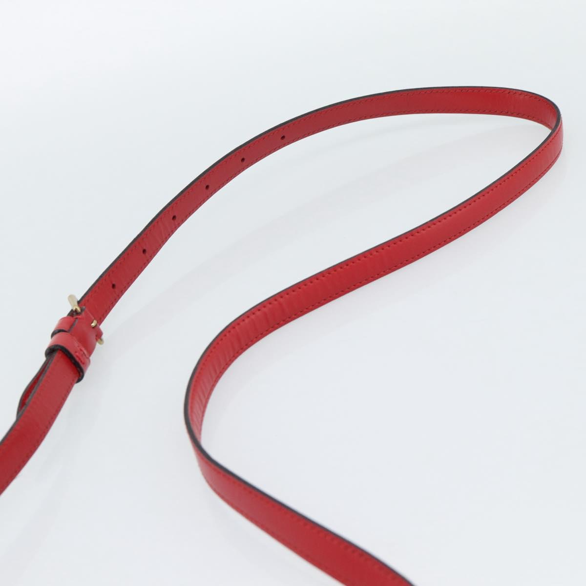 LOUIS VUITTON Epi Saint Cloud PM Shoulder Bag Red M52217 LV Auth 188998A