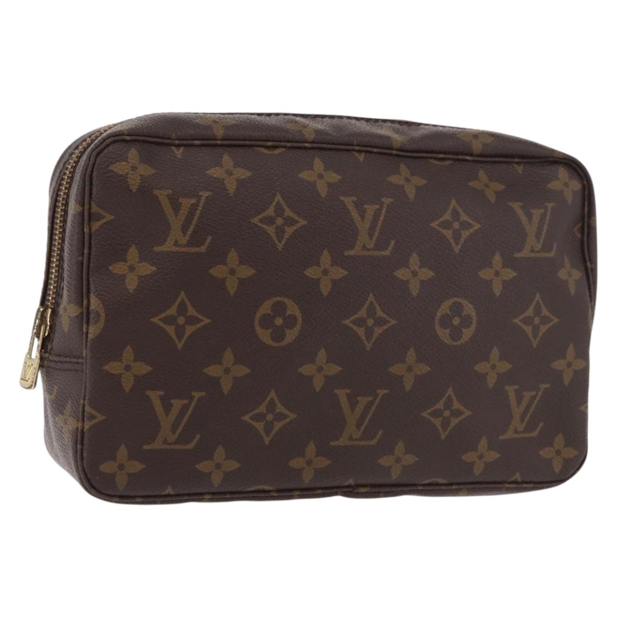 LOUIS VUITTON Monogram Trousse Toilette 23 Clutch Bag M47524 LV Auth 189004A