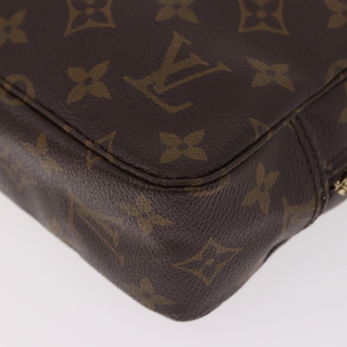 LOUIS VUITTON Monogram Trousse Toilette 23 Clutch Bag M47524 LV Auth 189004A