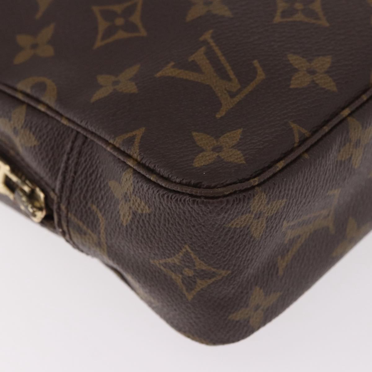 LOUIS VUITTON Monogram Trousse Toilette 23 Clutch Bag M47524 LV Auth 189004A