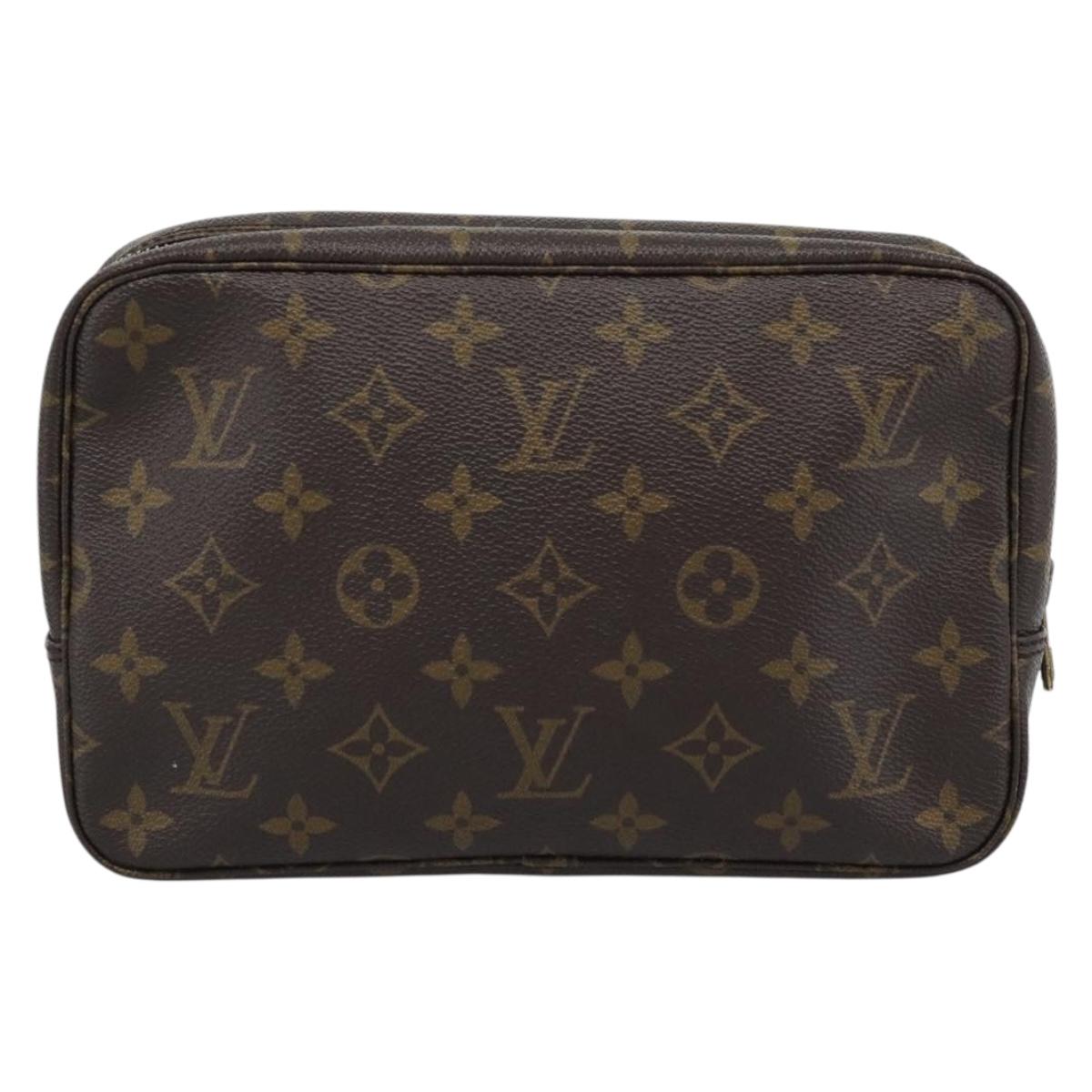 LOUIS VUITTON Monogram Trousse Toilette 23 Clutch Bag M47524 LV Auth 189008A