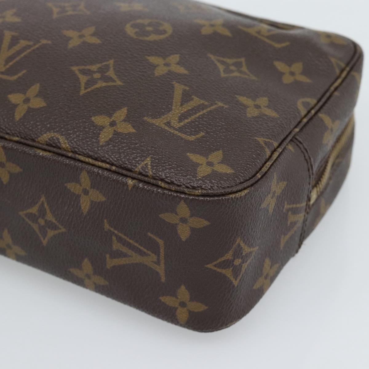 LOUIS VUITTON Monogram Trousse Toilette 23 Clutch Bag M47524 LV Auth 189008A