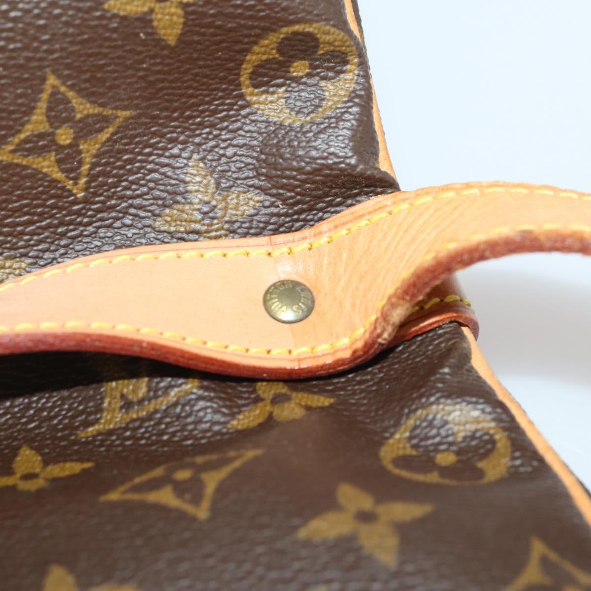 LOUIS VUITTON Monogram Saumur 35 Shoulder Bag M42254 LV Auth 189010A