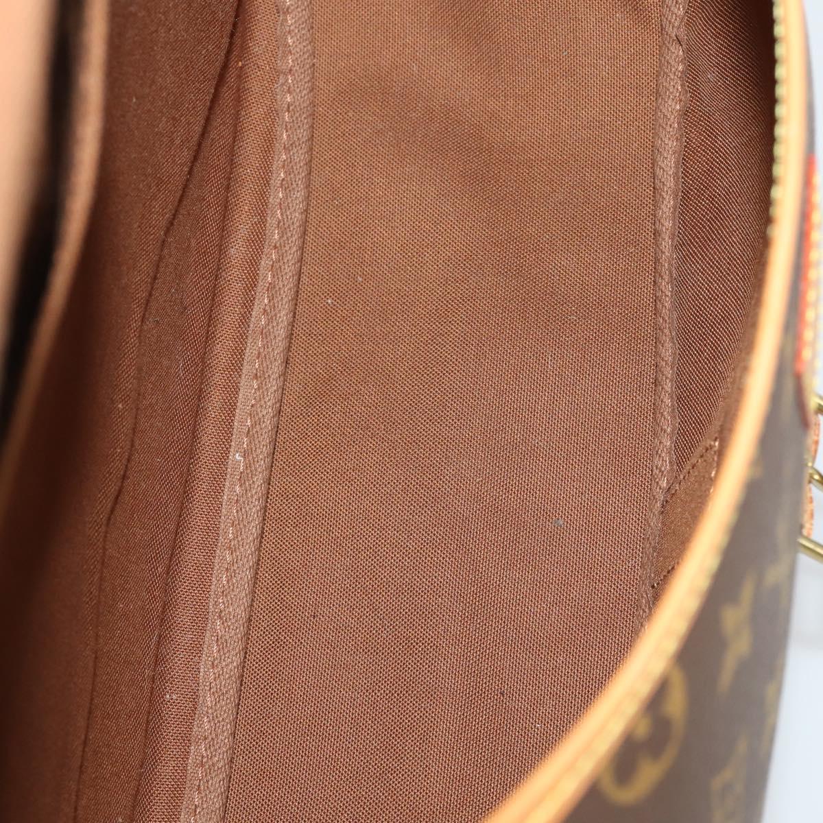 LOUIS VUITTON Monogram Saumur 35 Shoulder Bag M42254 LV Auth 189010A