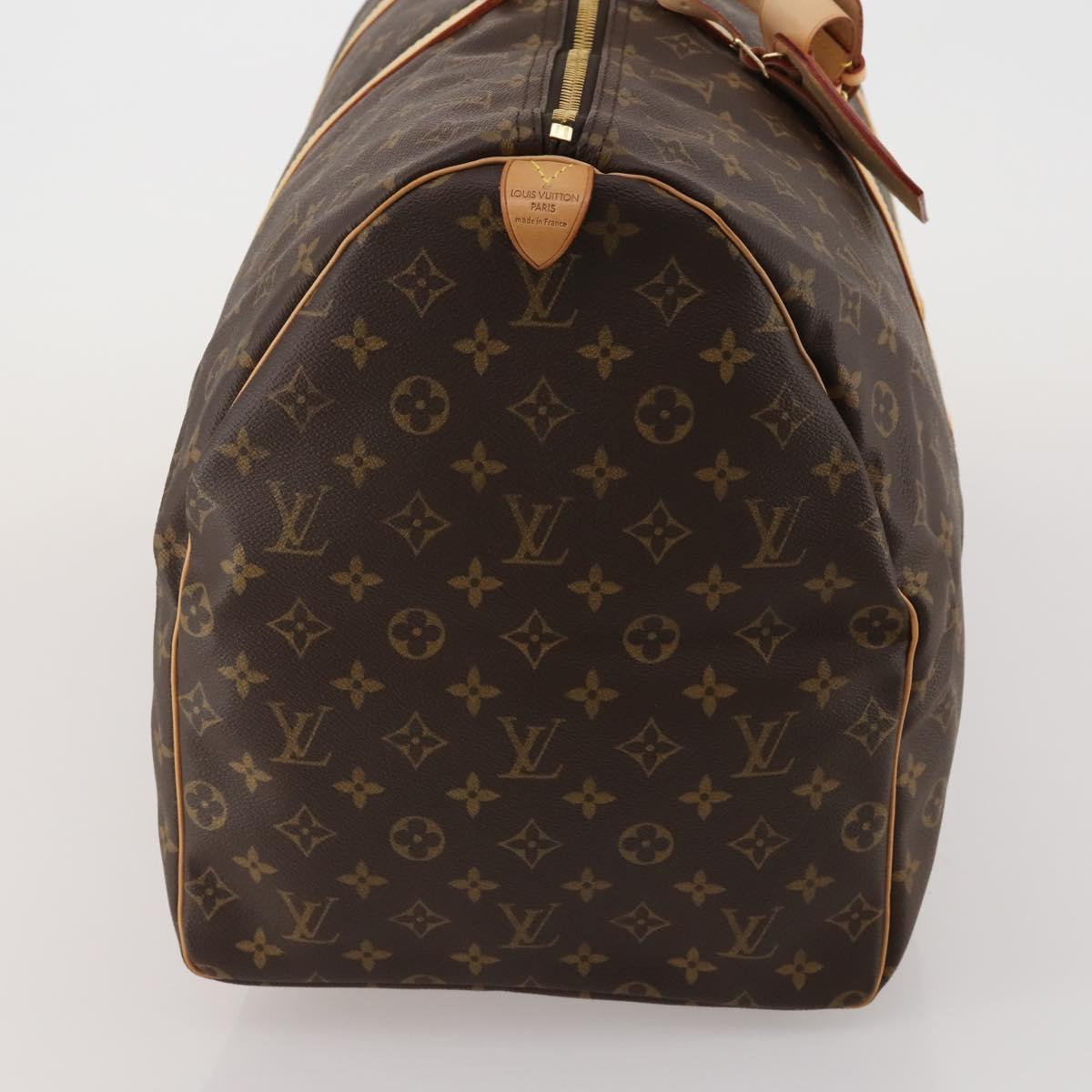 LOUIS VUITTON Monogram Keepall 60 Boston Bag M41422 LV Auth 189013A