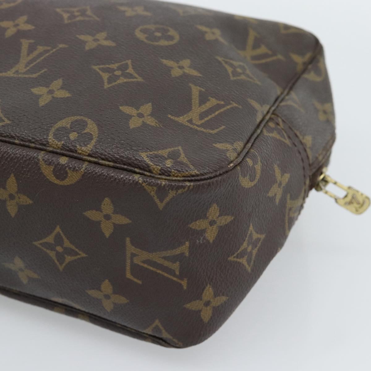 LOUIS VUITTON Monogram Trousse Toilette 28 Clutch Bag M47522 LV Auth 189018