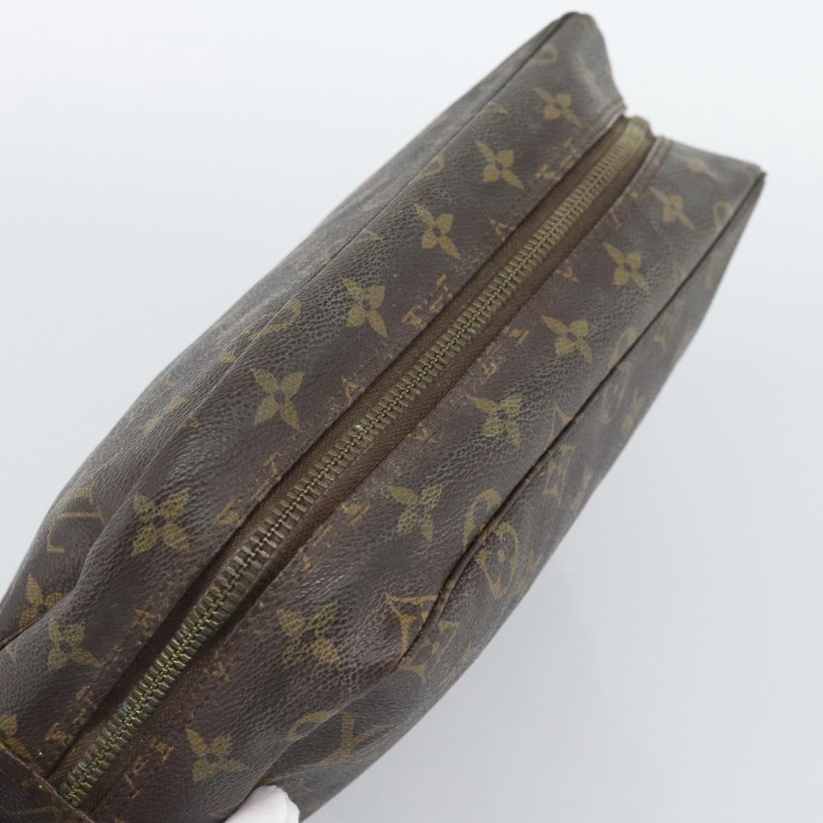 LOUIS VUITTON Monogram Trousse Toilette 28 Clutch Bag M47522 LV Auth 189018