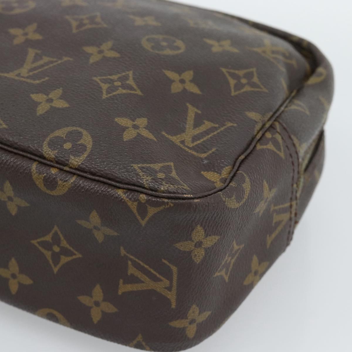 LOUIS VUITTON Monogram Trousse Toilette 28 Clutch Bag M47522 LV Auth 189018
