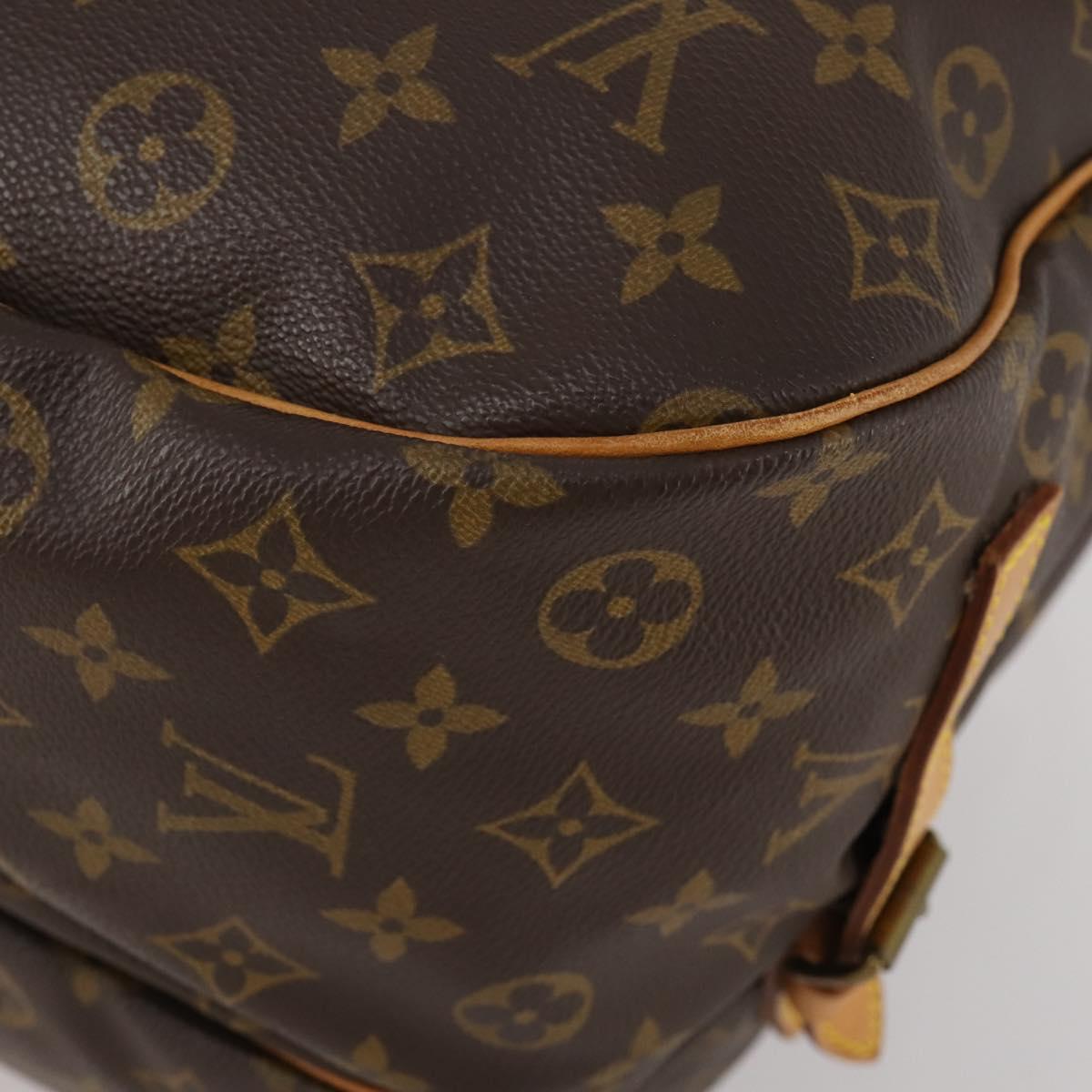 LOUIS VUITTON Monogram Saumur 35 Shoulder Bag M42254 LV Auth 189028A
