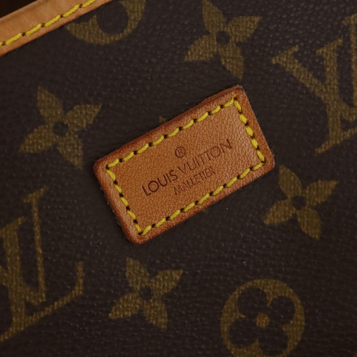 LOUIS VUITTON Monogram Saumur 35 Shoulder Bag M42254 LV Auth 189028A
