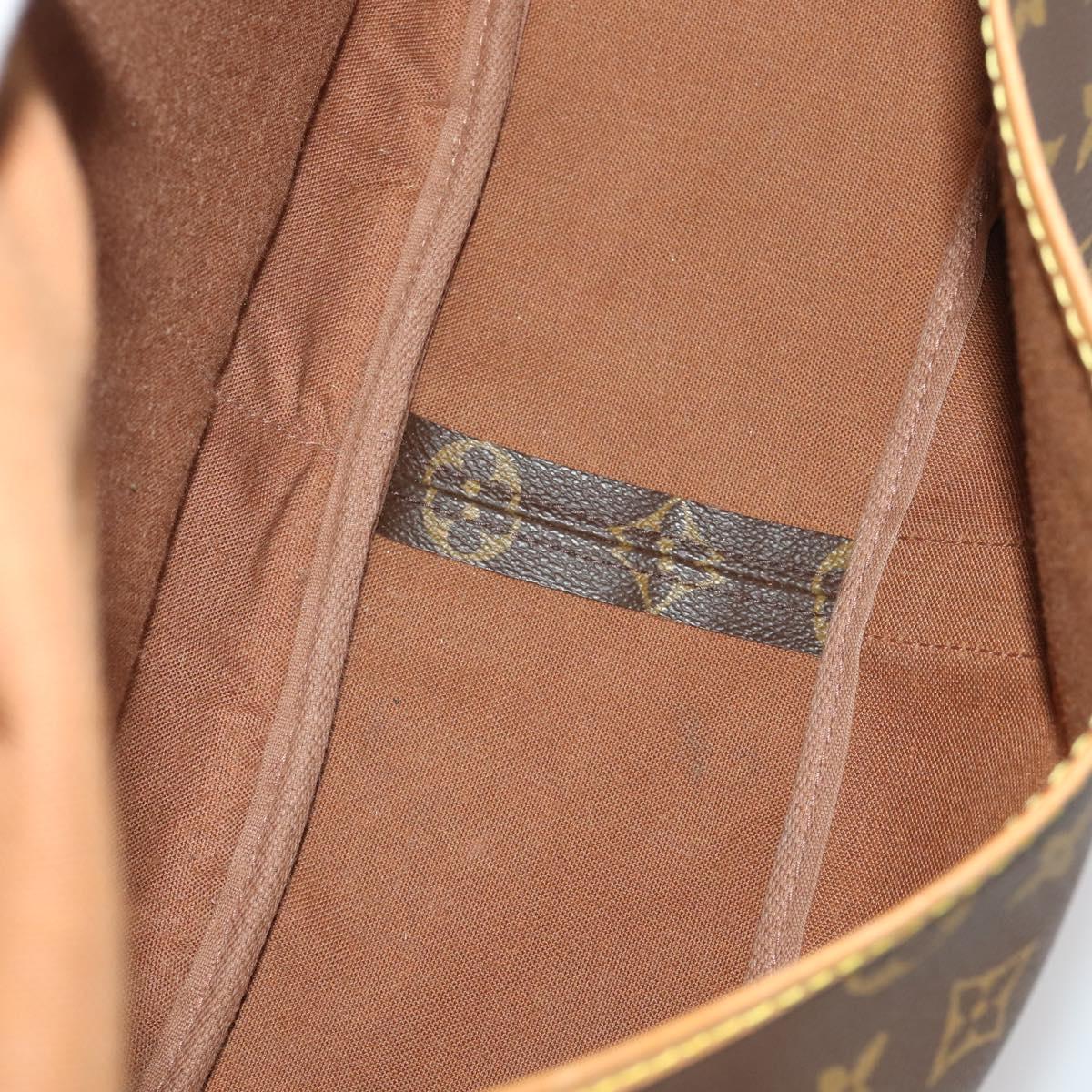 LOUIS VUITTON Monogram Saumur 35 Shoulder Bag M42254 LV Auth 189028A