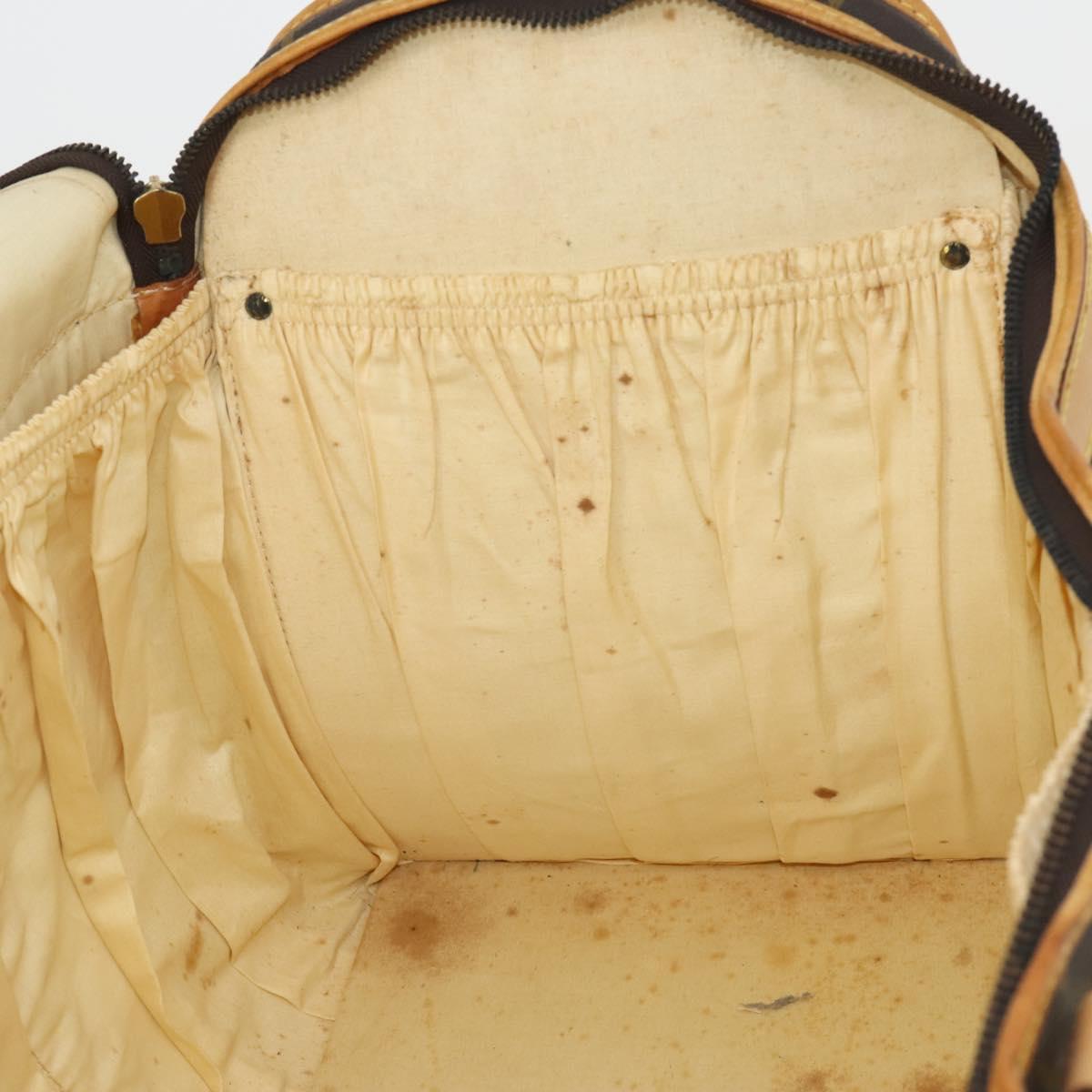 LOUIS VUITTON Monogram Sac Chasseur 55 Boston Bag M41922 LV Auth 189031